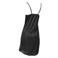 L0416 - Baju Tidur Lingerie Mini Dress Nightgown Gaun Pendek Hitam - 2
